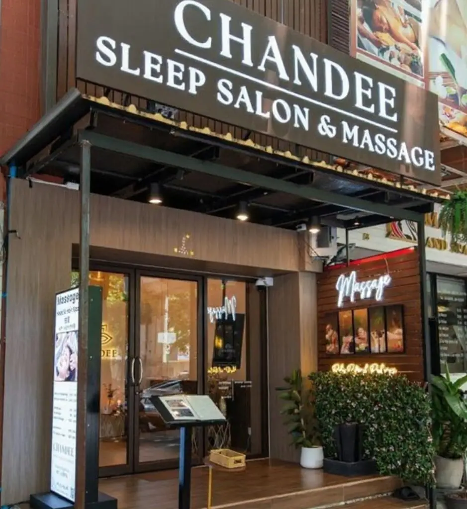 Chandee Sleep Salon & Massage Silom Bangkok – spa entrance exterior